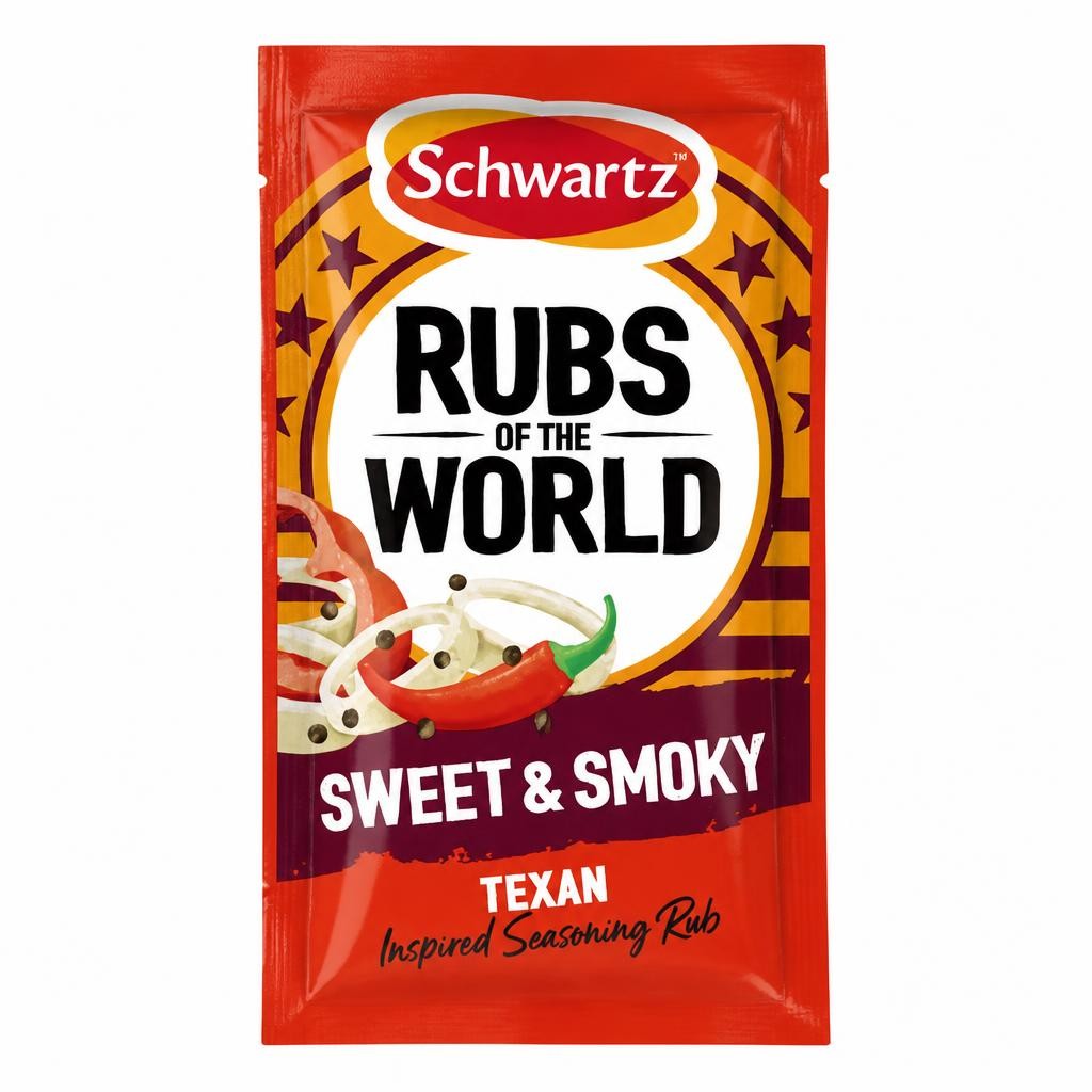 Schwartz SCHWARTZ RUBS OF THE WORLD SWEET & SMOKY TEXAN SEASONING RUB