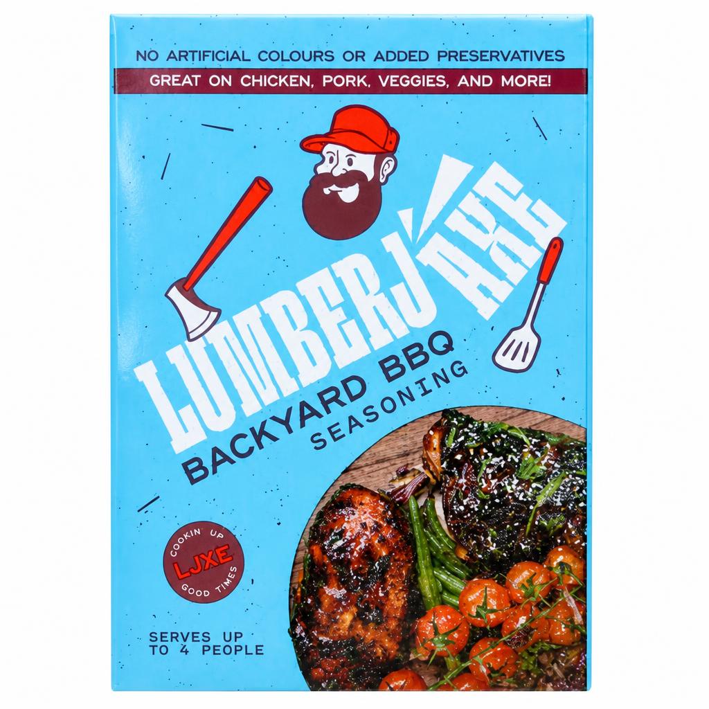 Lumberjaxe Backyard BBQ Seasoning 30g