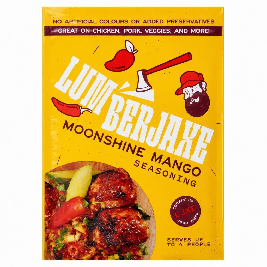 Lumberjaxe Moonshine Mango Seasoning 30g