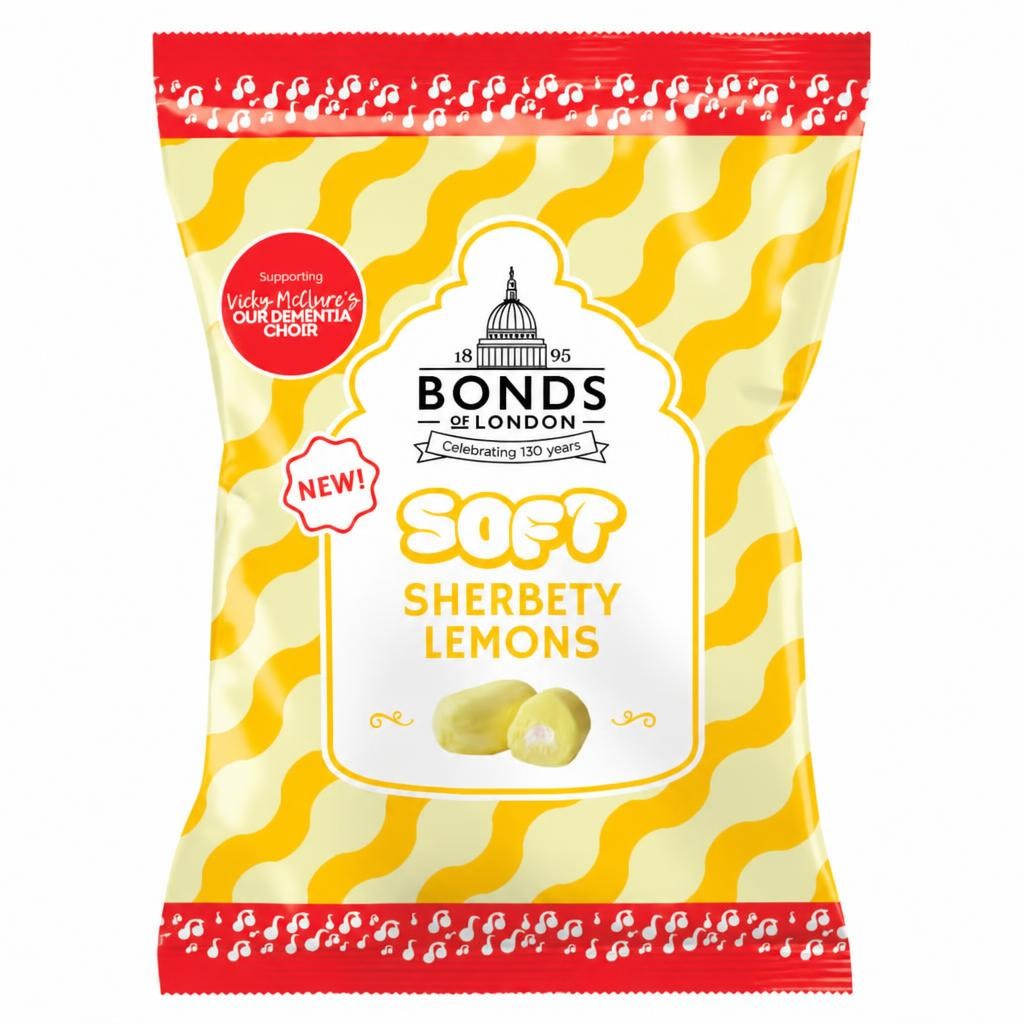 Bonds of London Soft Sherbety Lemons 120g