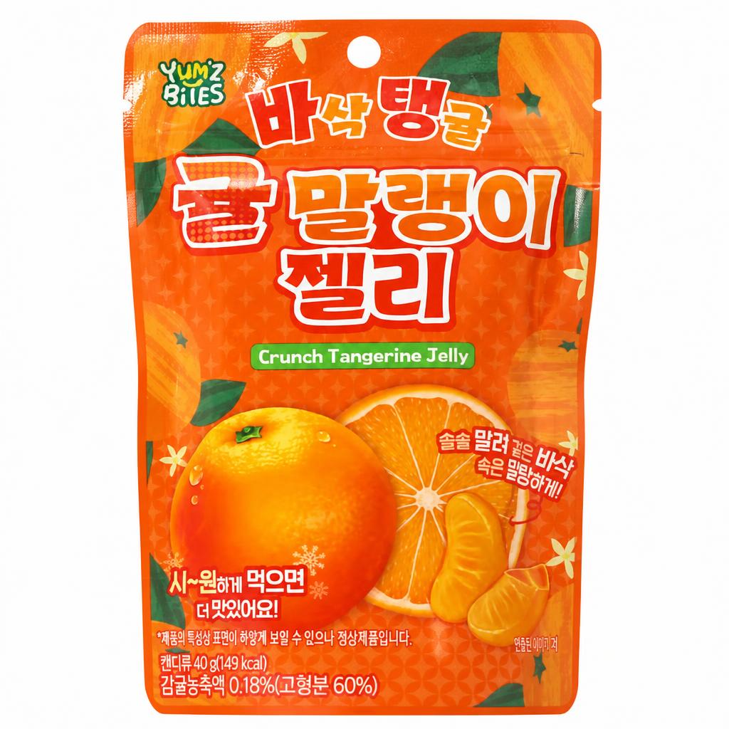 Yum'z Bites Crunch Tangerine Jelly 40g