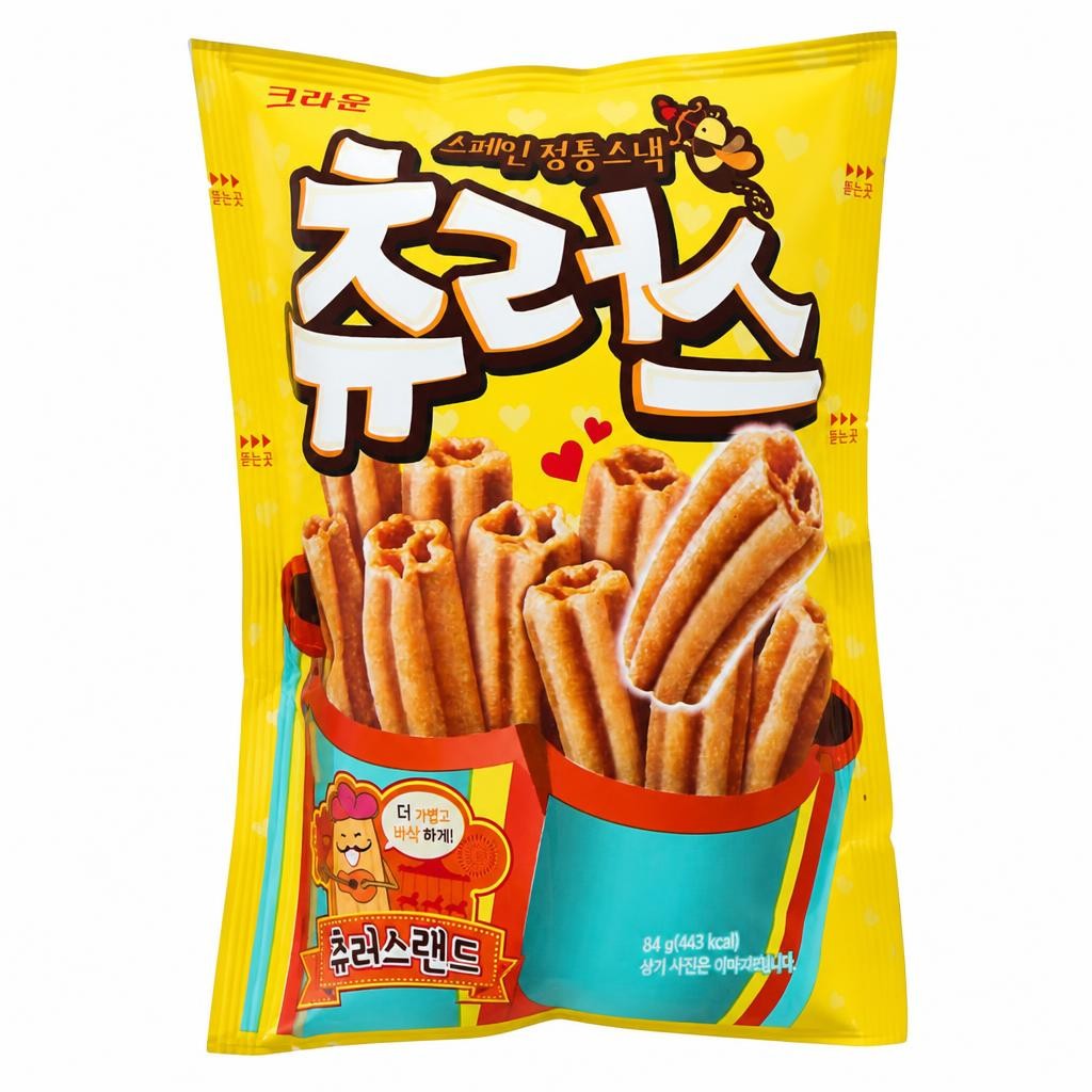 Crown Churros Style Snack 84g