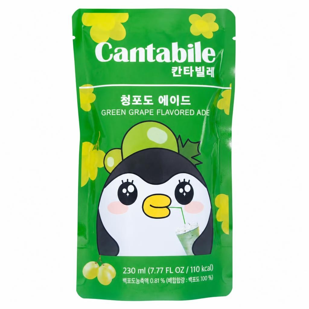 Cantabile Green Grape Flavoured Ade 230ml