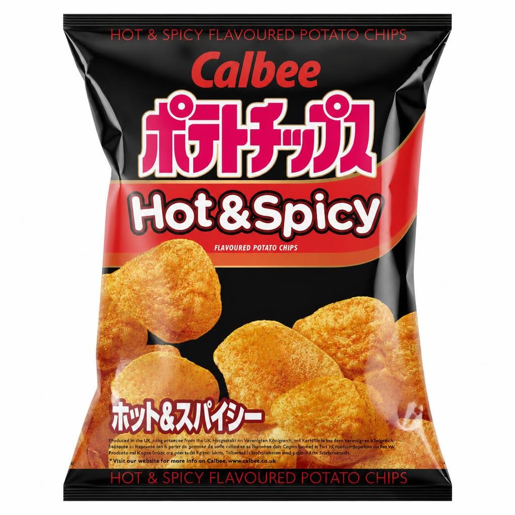 Calbee Hot & Spicy Flavour Potato Chips 130g