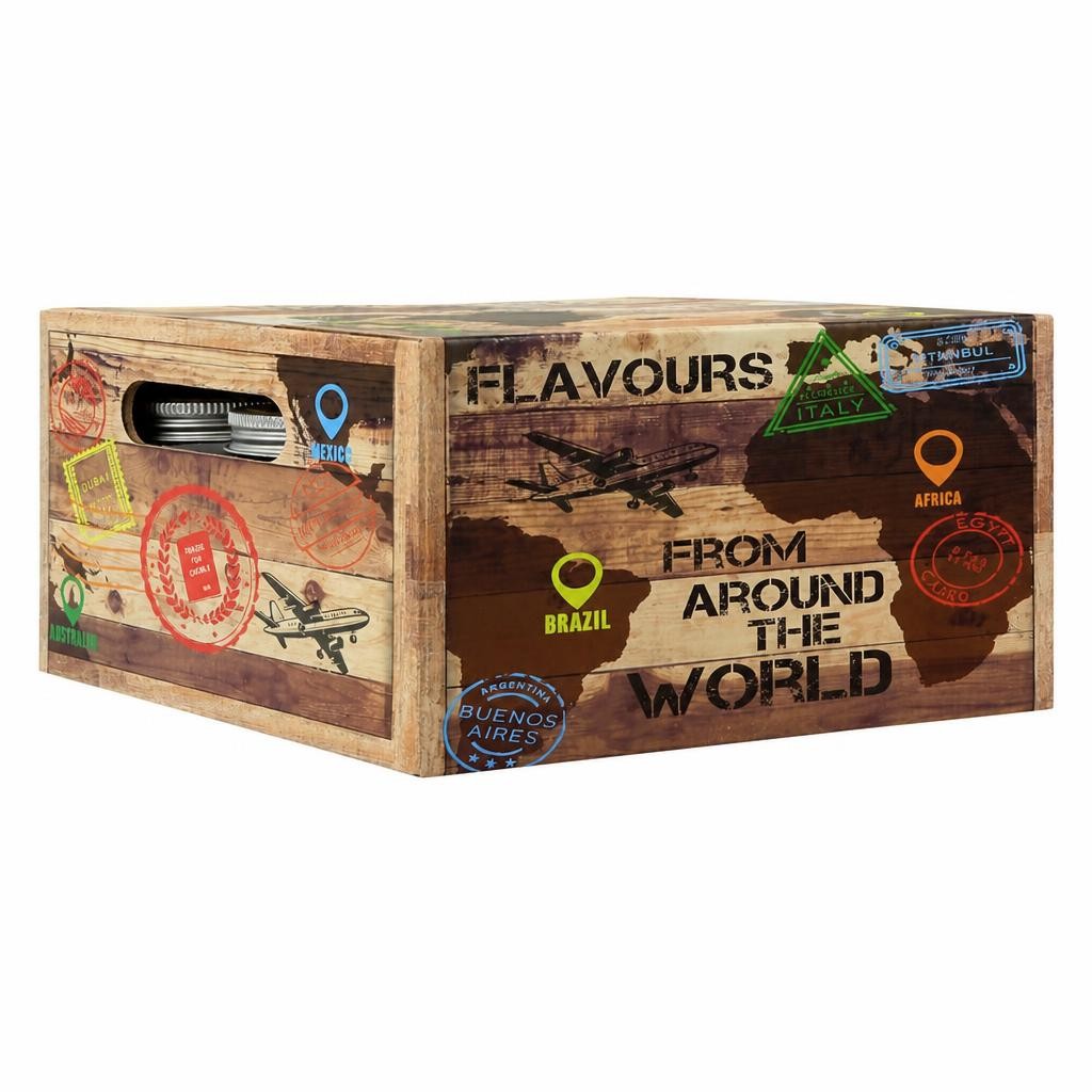 Around The World Seasoning Set - 9 Sauces Oils & Spices