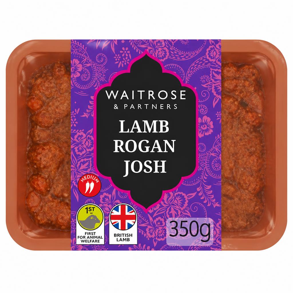 Waitrose Indian Lamb Rogan Josh Curry for 2
