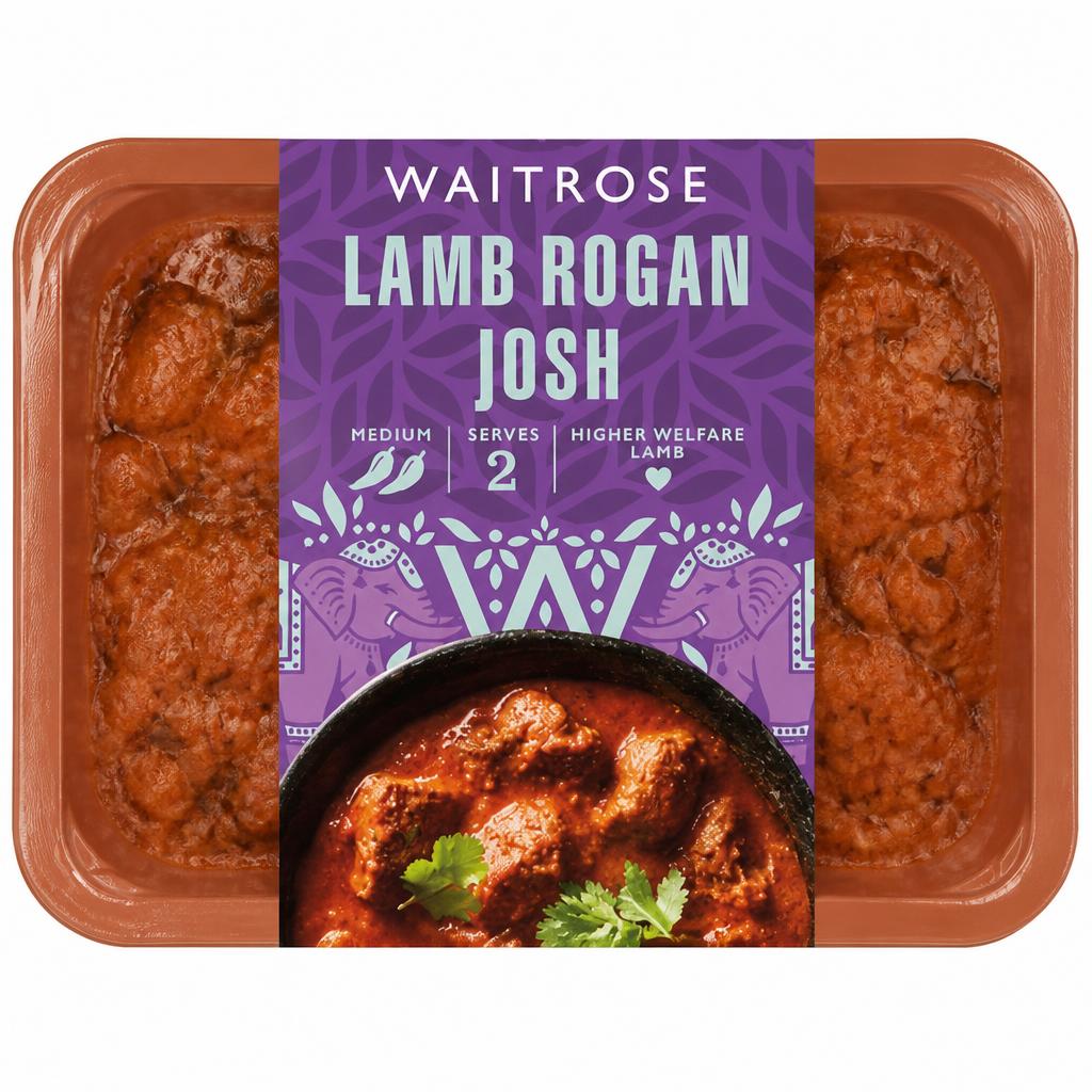 Waitrose Indian Lamb Rogan Josh Curry for 2