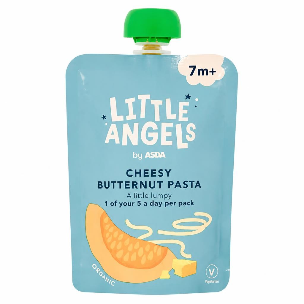 LITTLE ANGELS by ASDA Little Angels by  Organic Cheesy Butternut Pasta 7m+ 130g