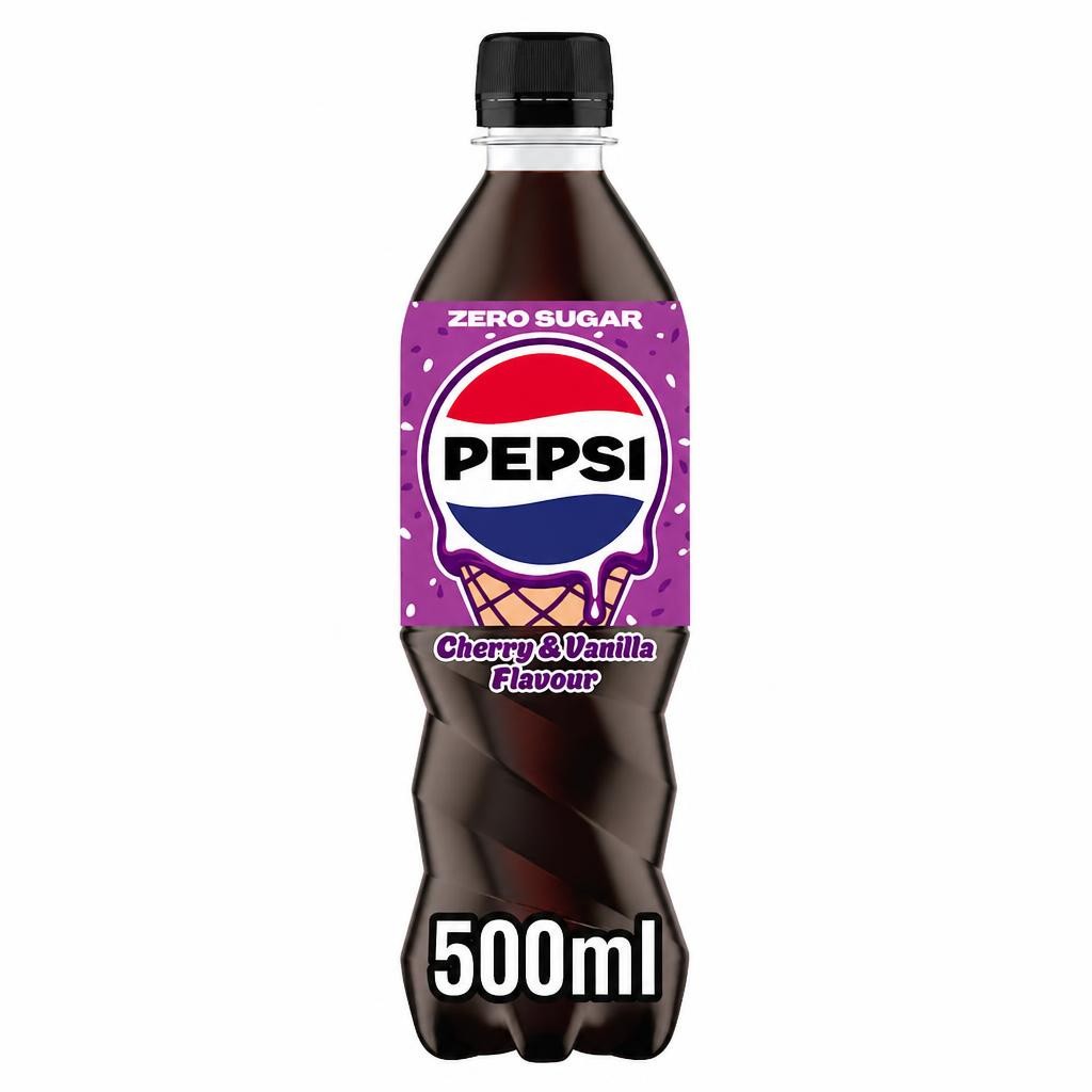 PEPSI Zero sugar Cherry & Vanilla Flavour 500ML