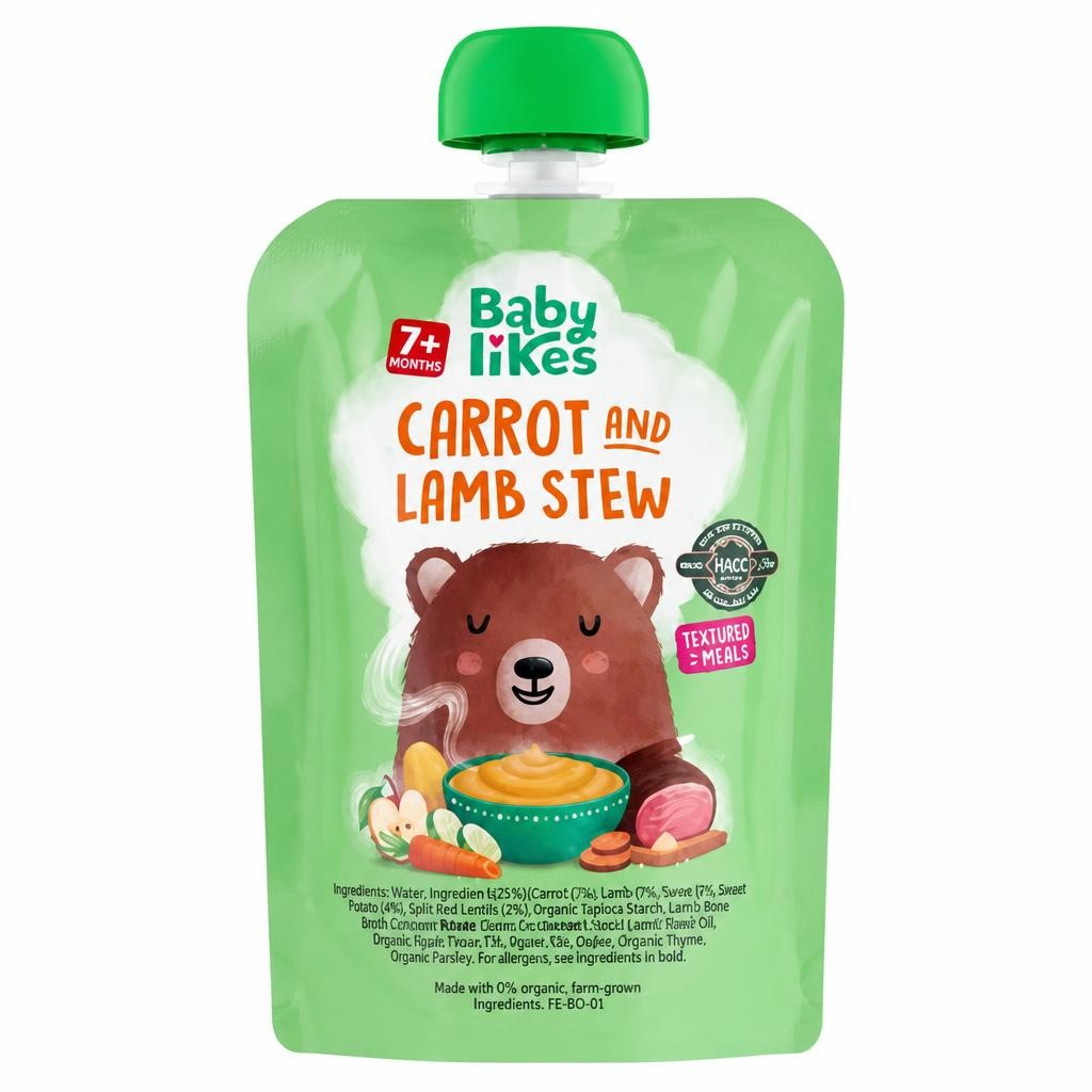 Baby Likes Carrot and Lamb Stew 7+ Months 130g