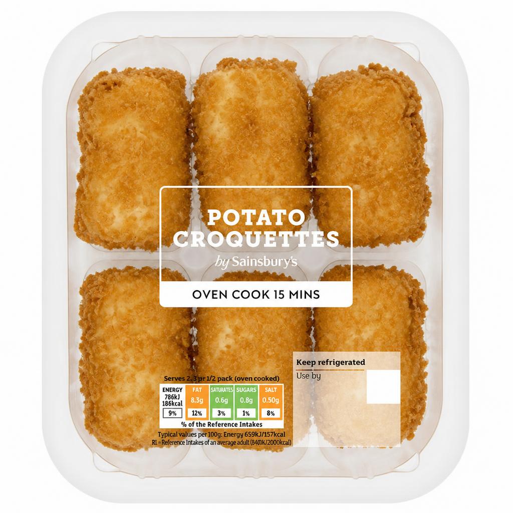 Sainsbury's 250g Potato Croquettes