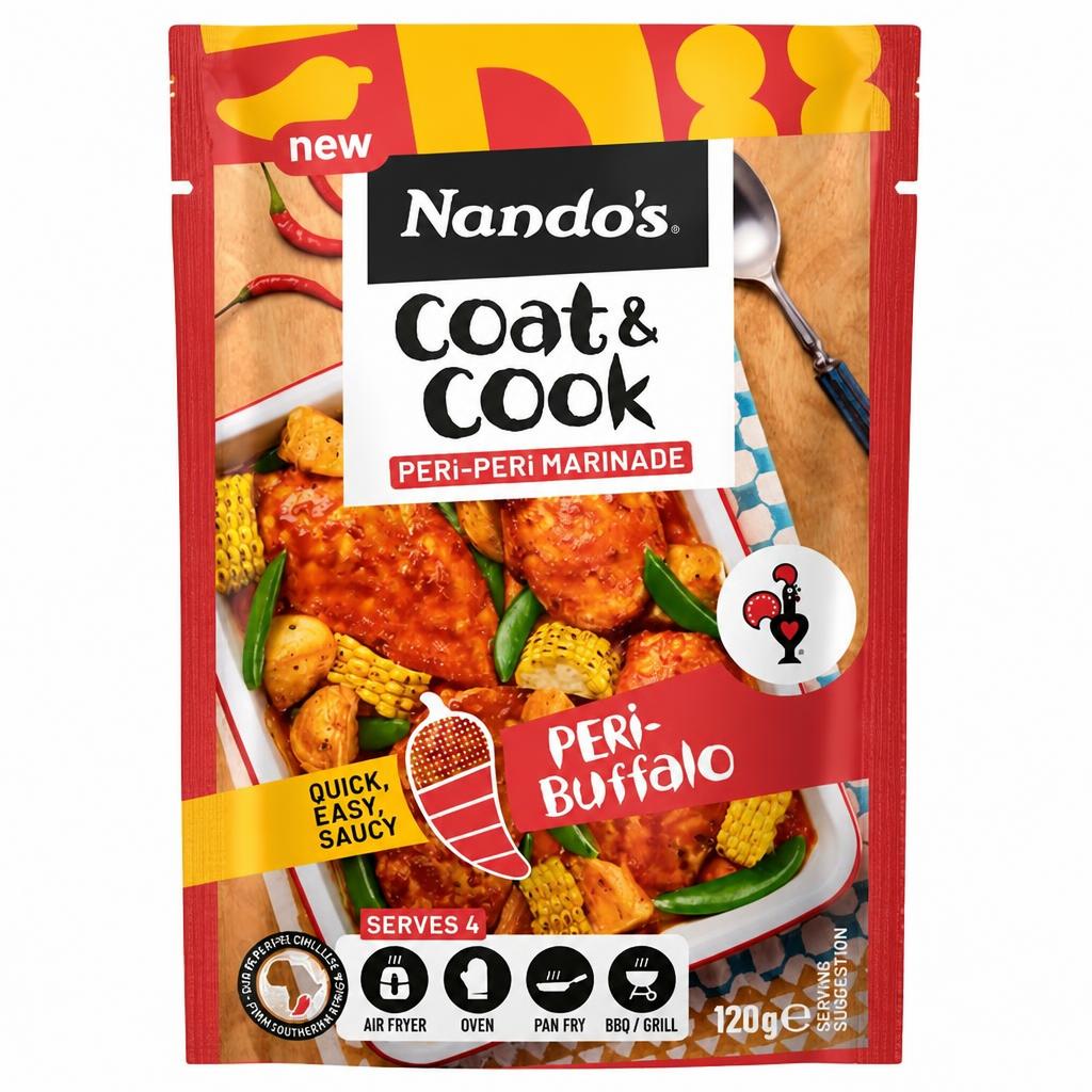 Nando's 120g Buffalo Coat & Cook Peri Peri Marinade Sauce
