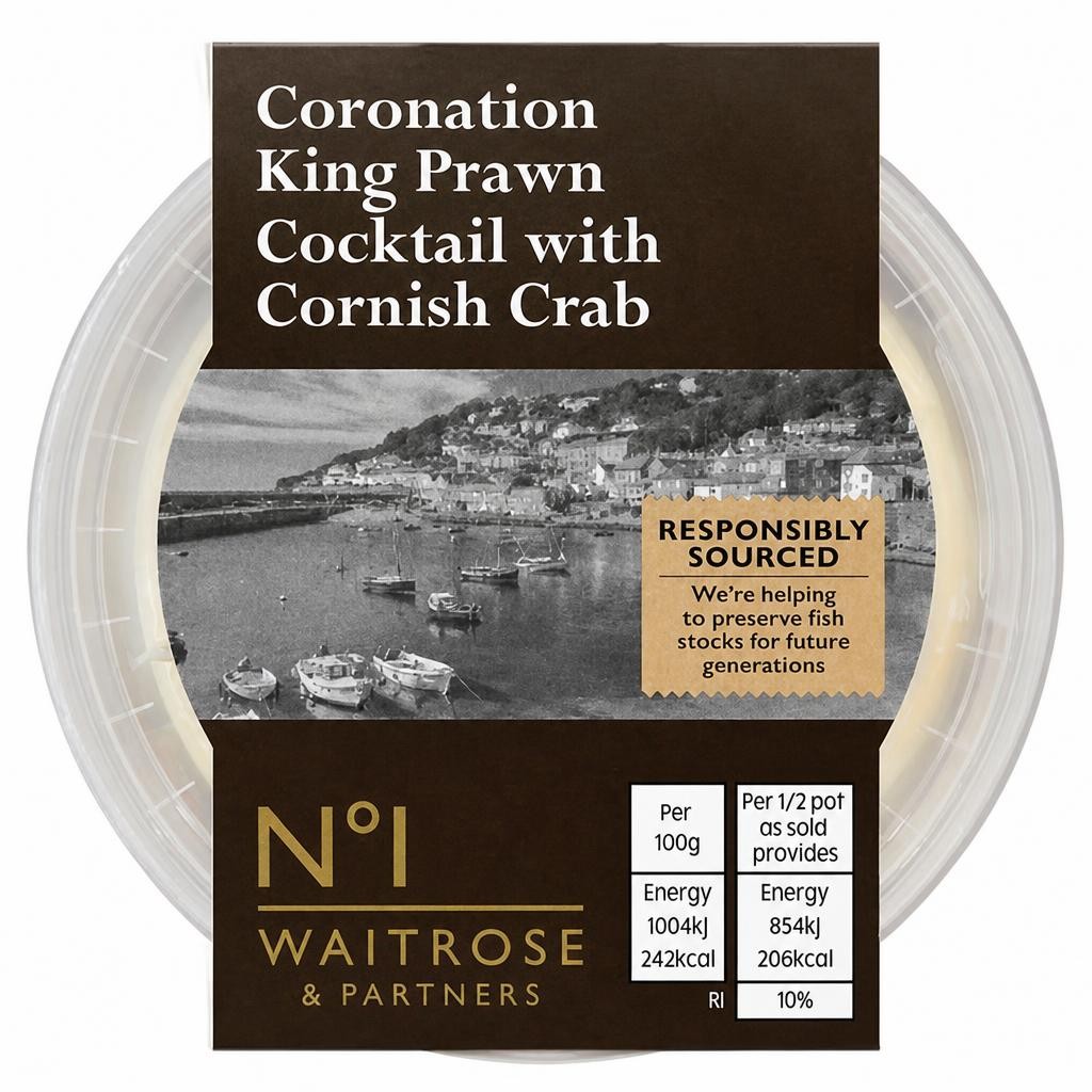 No.1 Coronation King Prawns Cocktail with Cornish Crab