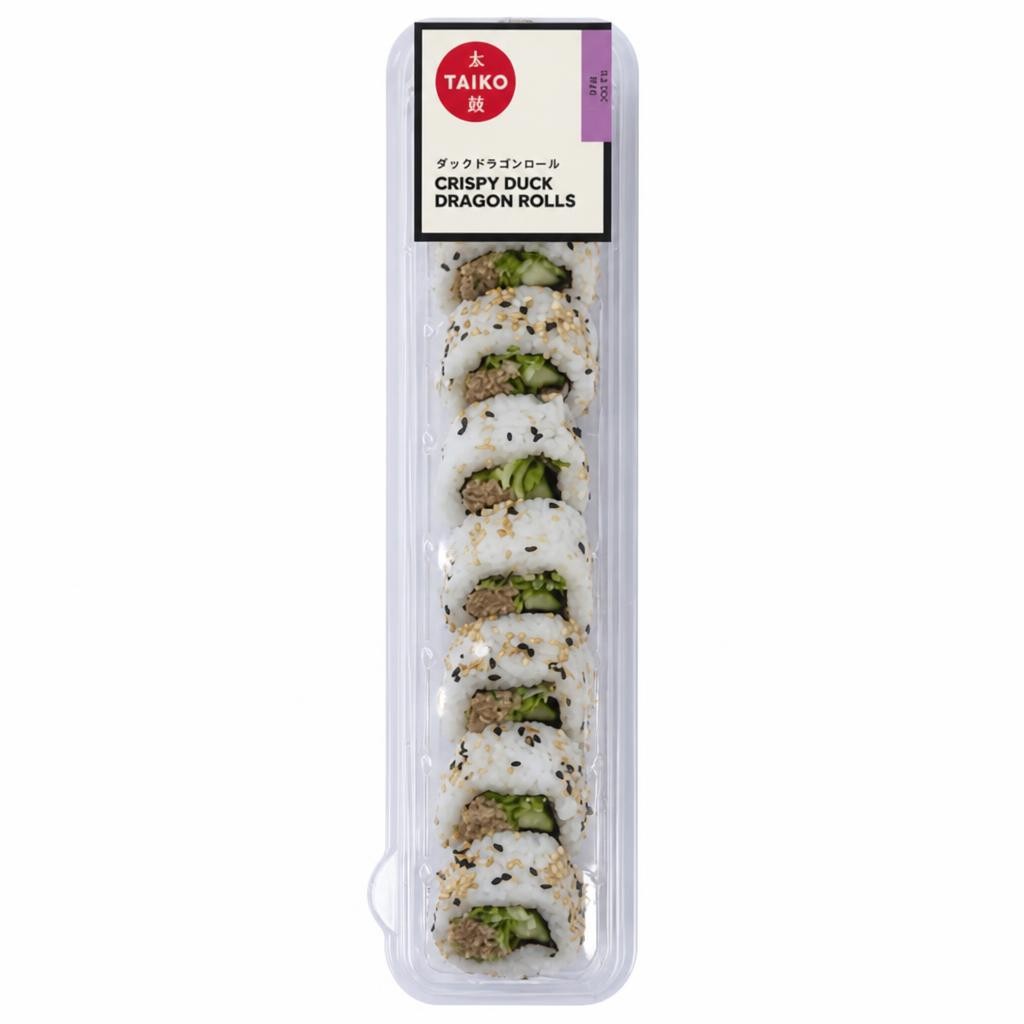 Taiko Crispy Duck Dragon Rolls