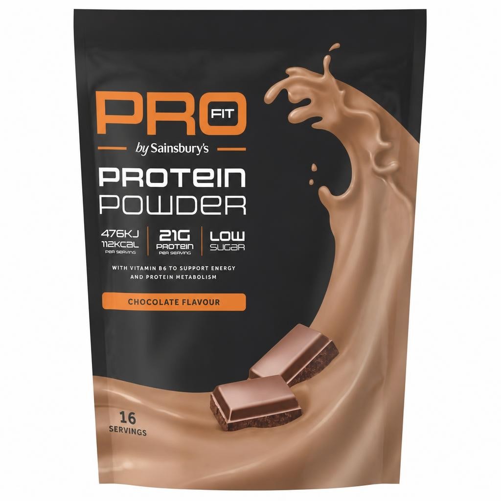Sainsbury's Pro Fit Choc Whey Protein Powder 500g