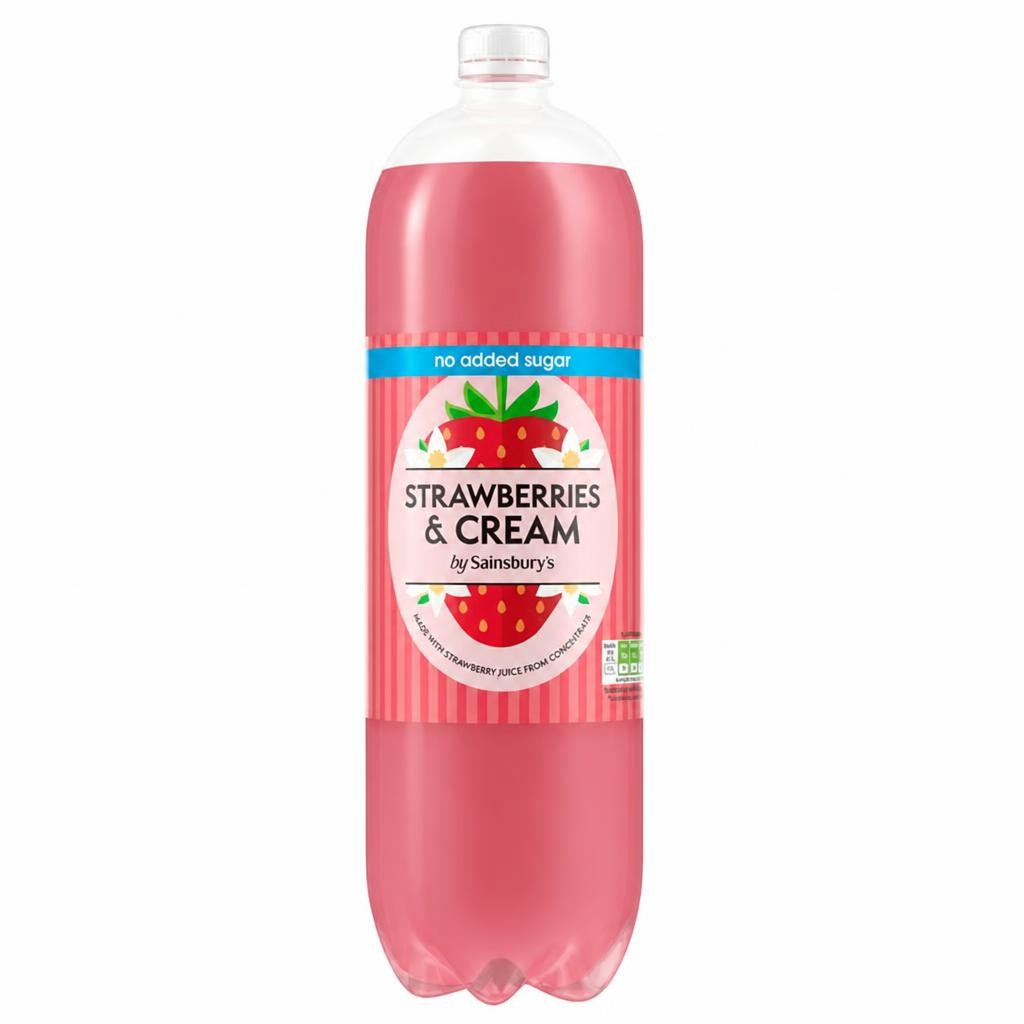 Sainsbury's 2L Strawberries & Cream Bottle