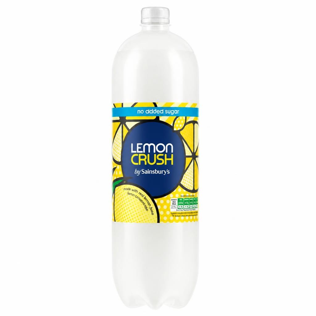 Sainsbury's 2L Lemon Crush Bottle
