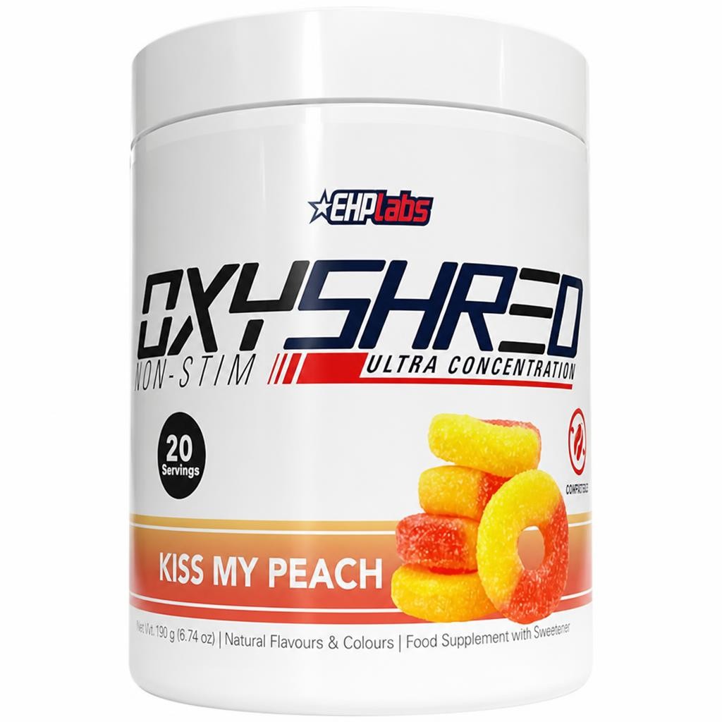 EHP Labs 106g Oxyshred Non Stim Ultra Concentration Kiss My Peach