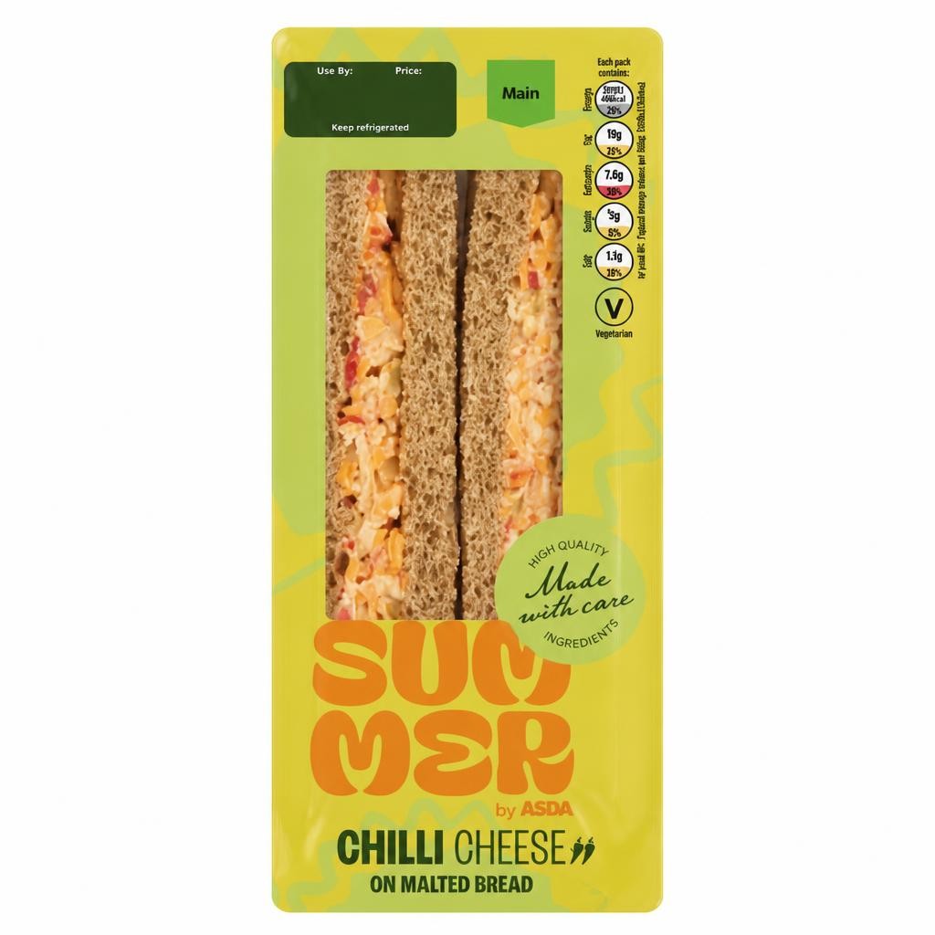 Summer by ASDA Chilli Cheese on Malted Bread