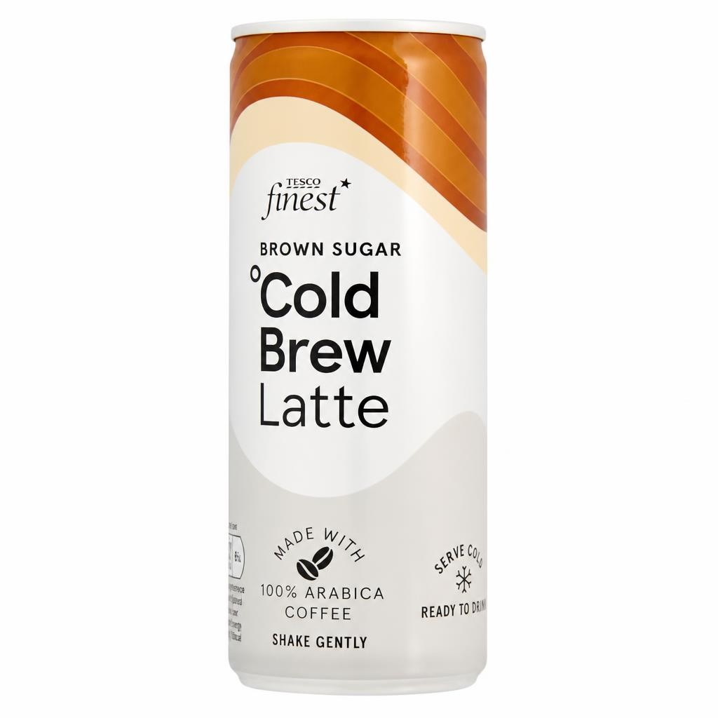 Tesco Finest Brown Sugar Cold Brew Latte 250ml