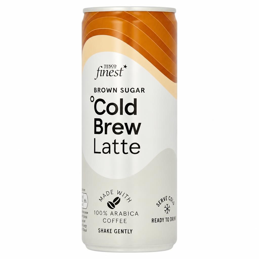 Tesco Finest Brown Sugar Cold Brew Latte 250ml