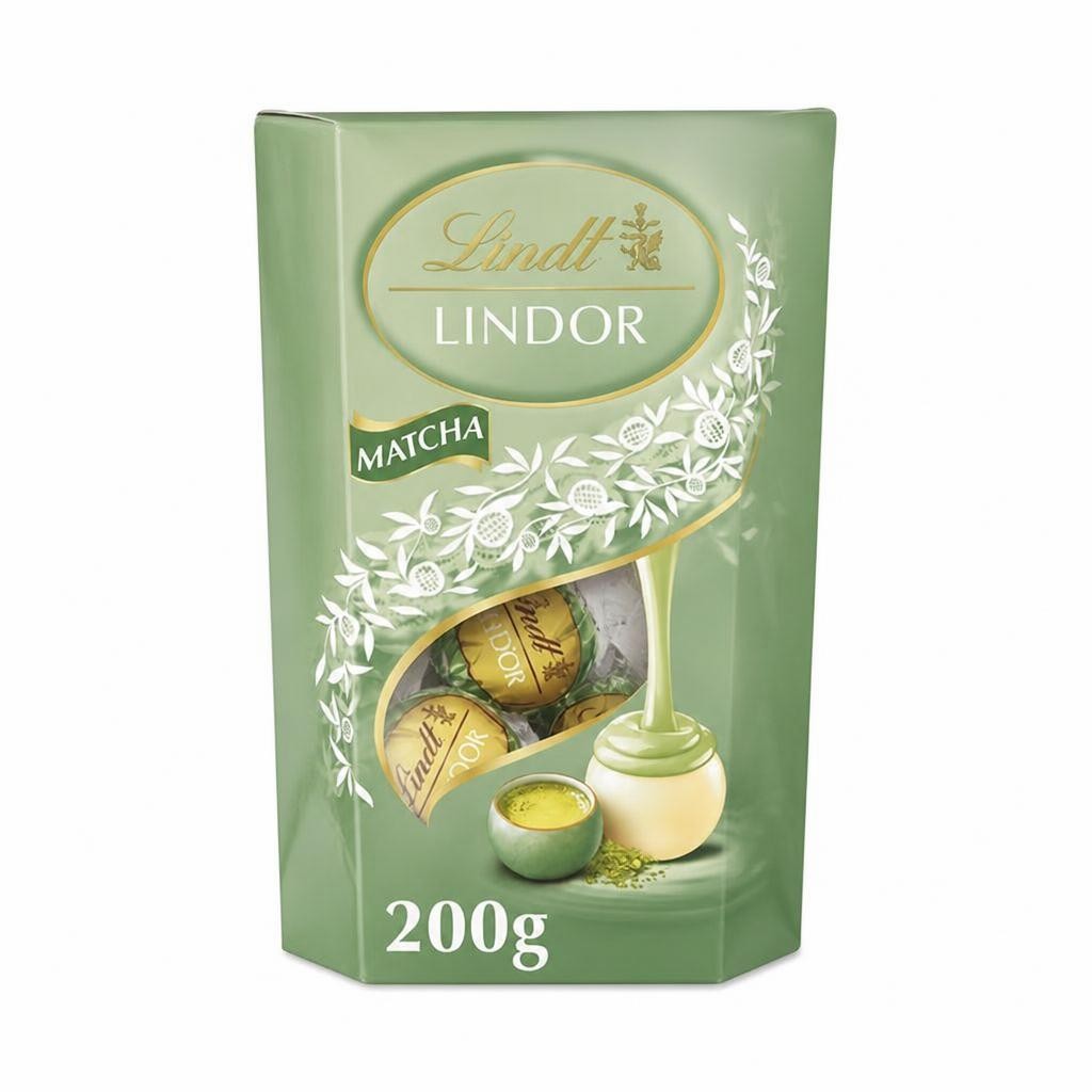 Lindt Lindor 200g Matcha White Chocolate Truffles Box