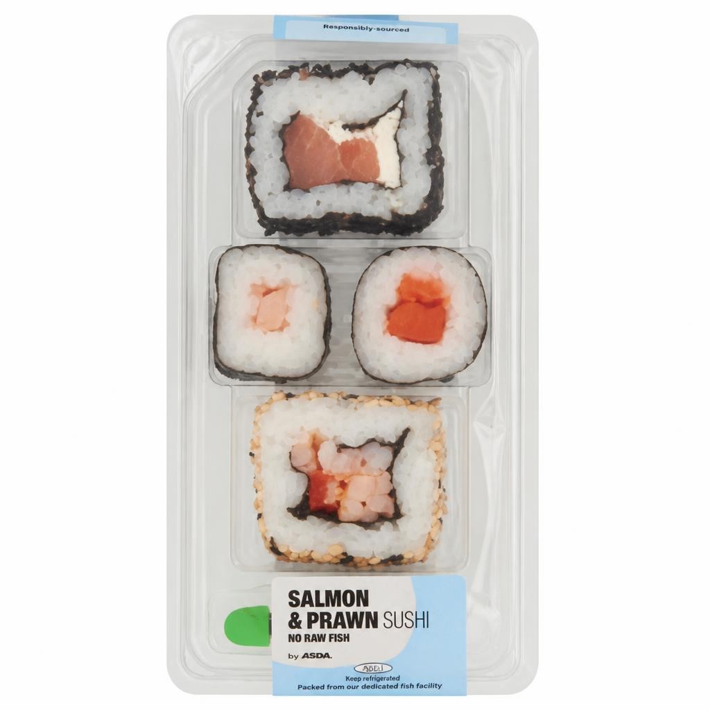 ASDA ASDA Salmon & Prawn Sushi Snack Pack