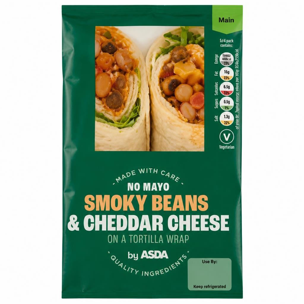 ASDA Smoky Bean & Cheese Wrap