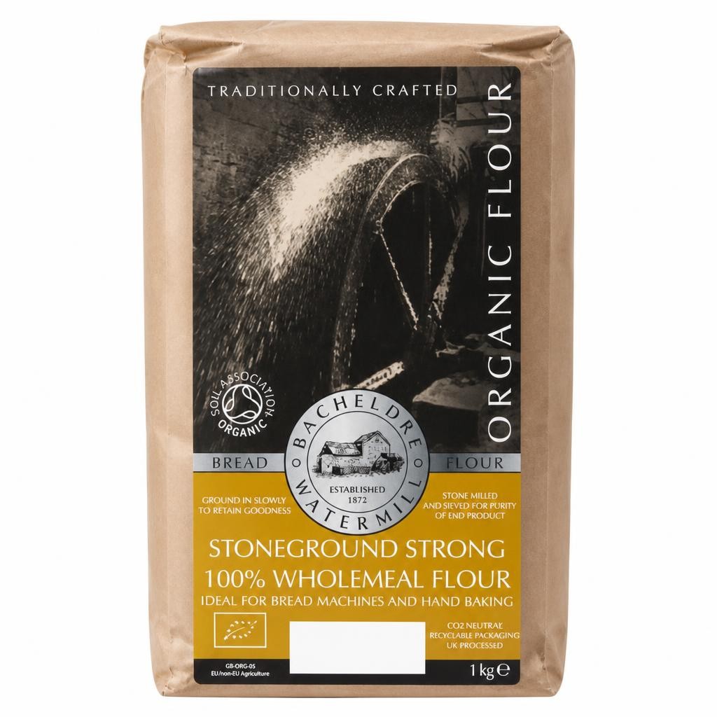 Bacheldre Stoneground Strong 100% Wholemeal Flour