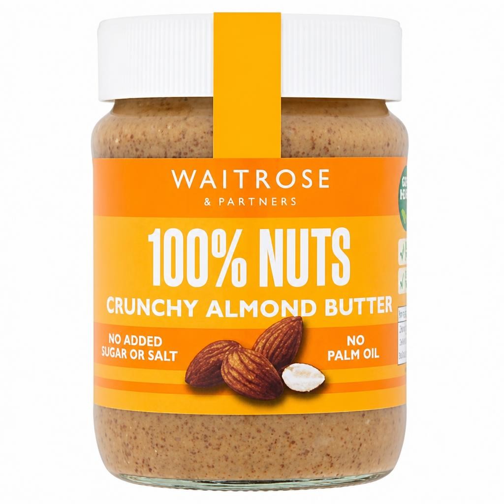 Waitrose 100% Nuts Crunchy Almond Butter