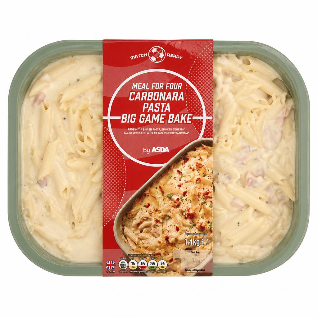 ASDA Carbonara Pasta Big Game Bake 1.4kg