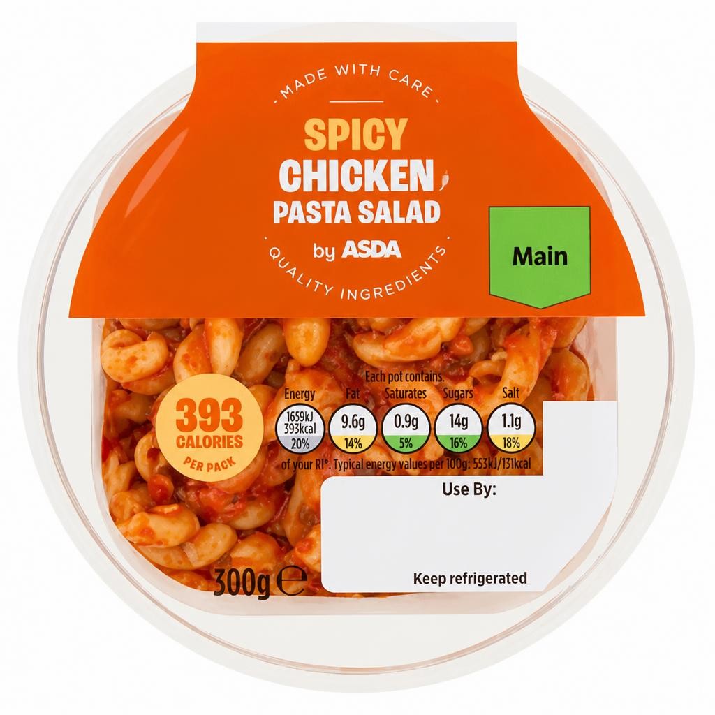 ASDA Spicy Chicken Pasta Salad 300g