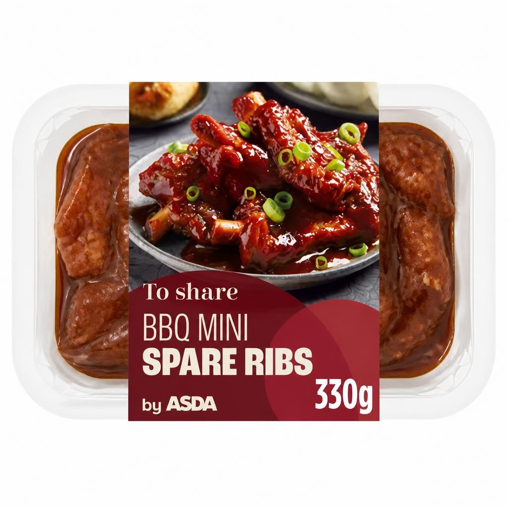 ASDA BBQ Mini Spare Ribs 330g