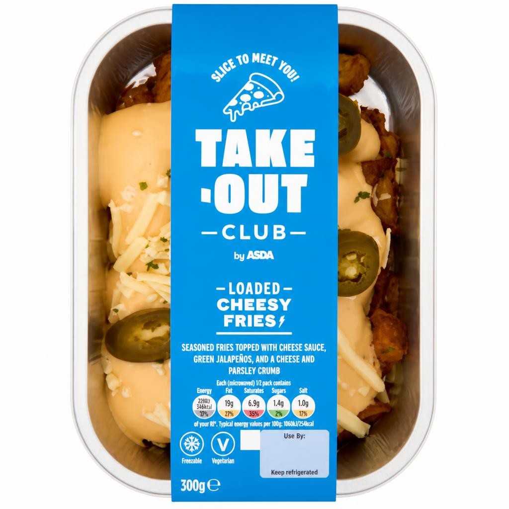 Take-Out Club by ASDA Loaded Cheesy Fries 300g