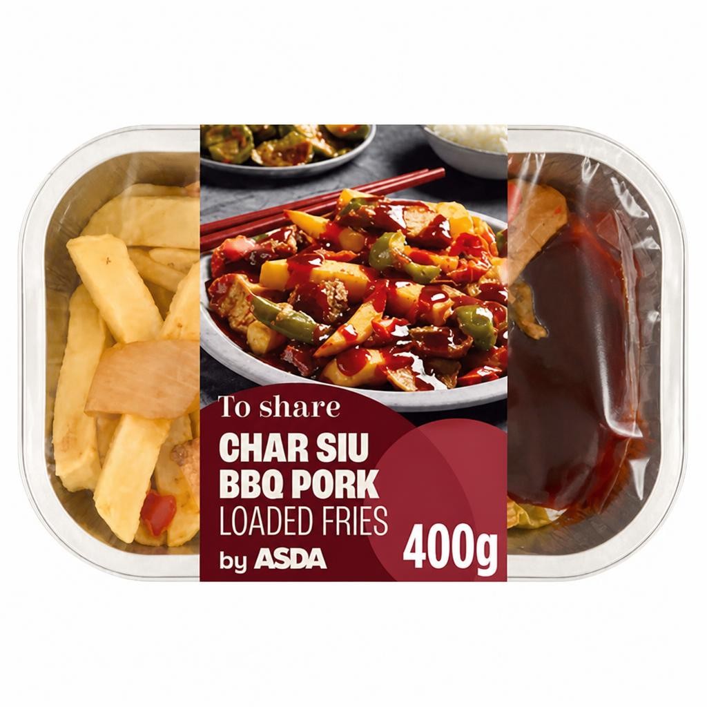 ASDA Char Siu BBQ Pork Loaded Fries 400g