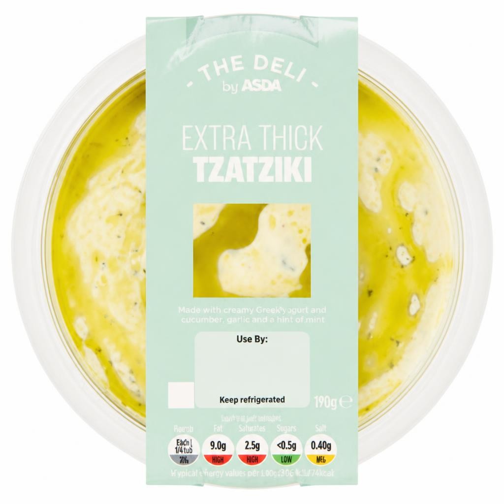 The Deli by ASDA The Deli Extra Thick Tzatziki 170g