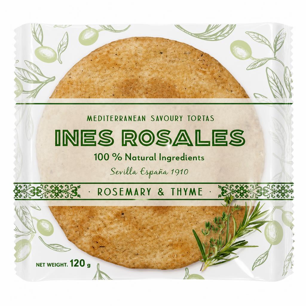 Ines Rosales Savoury Tortas Rosemary & Thyme