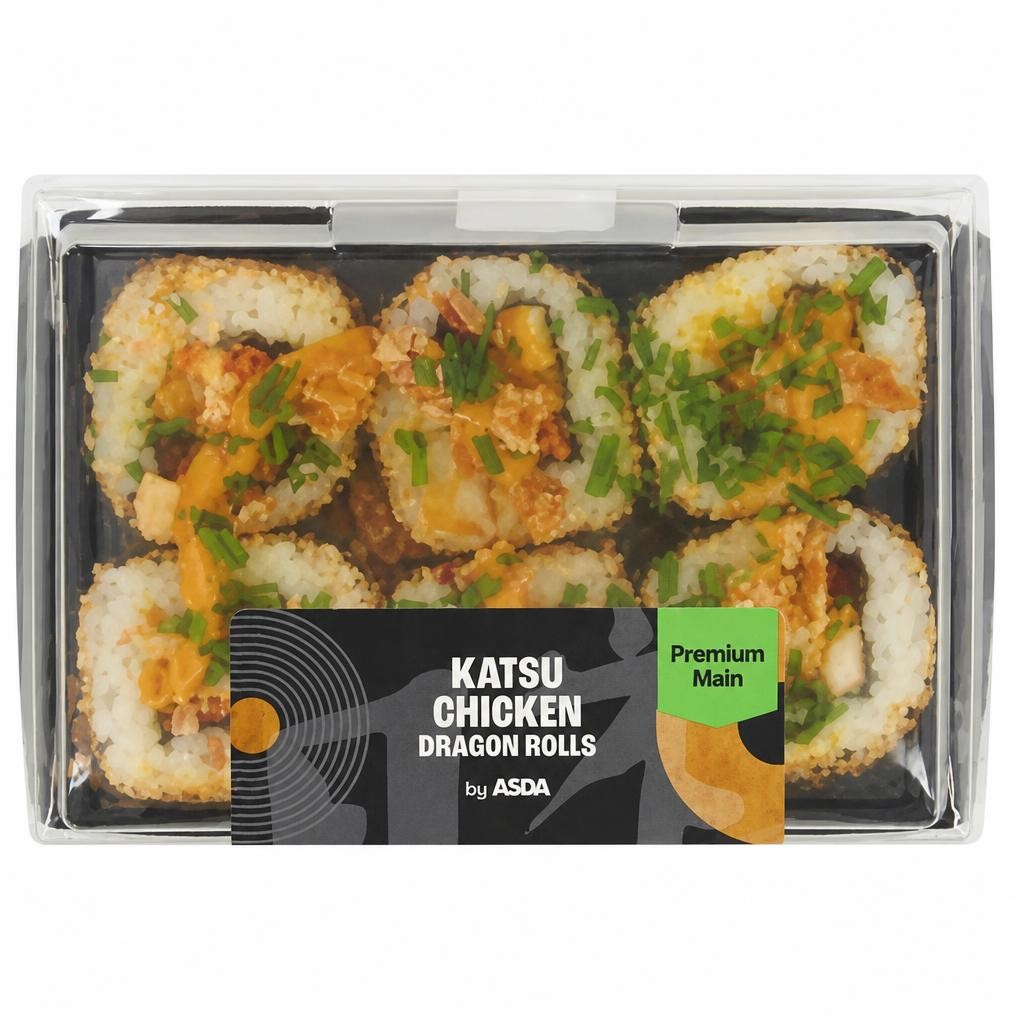 ASDA Katsu Chicken Dragon Rolls