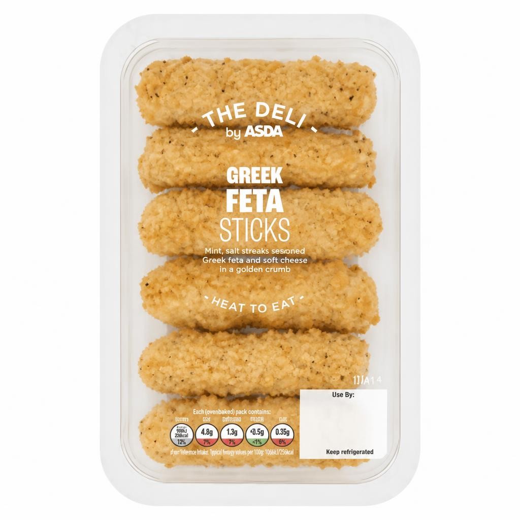 The Deli by ASDA Greek Feta Sticks 120g
