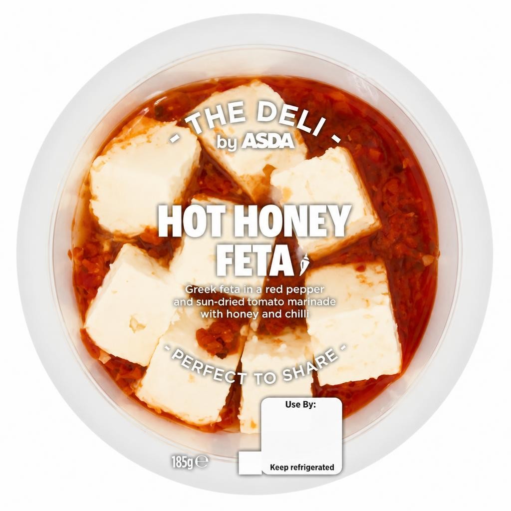 The Deli by ASDA The Deli Hot Honey Feta 185g