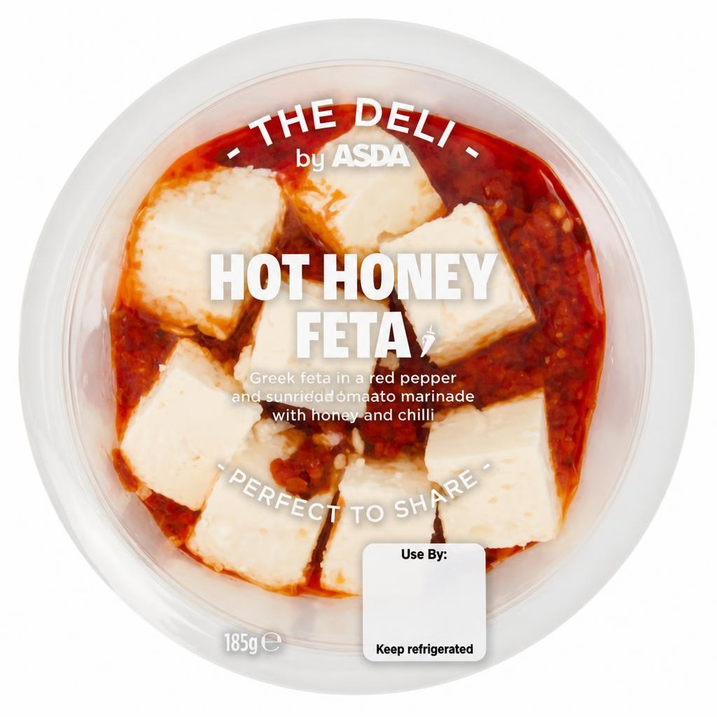 The Deli by ASDA The Deli Hot Honey Feta 185g