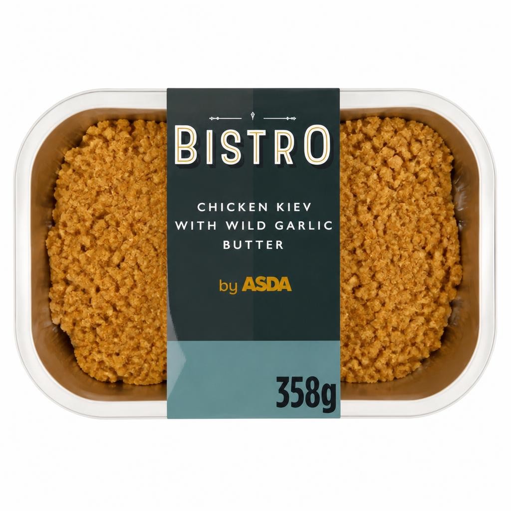 Bistro by ASDA Chicken Kiev with Wild Garlic Butter 358g