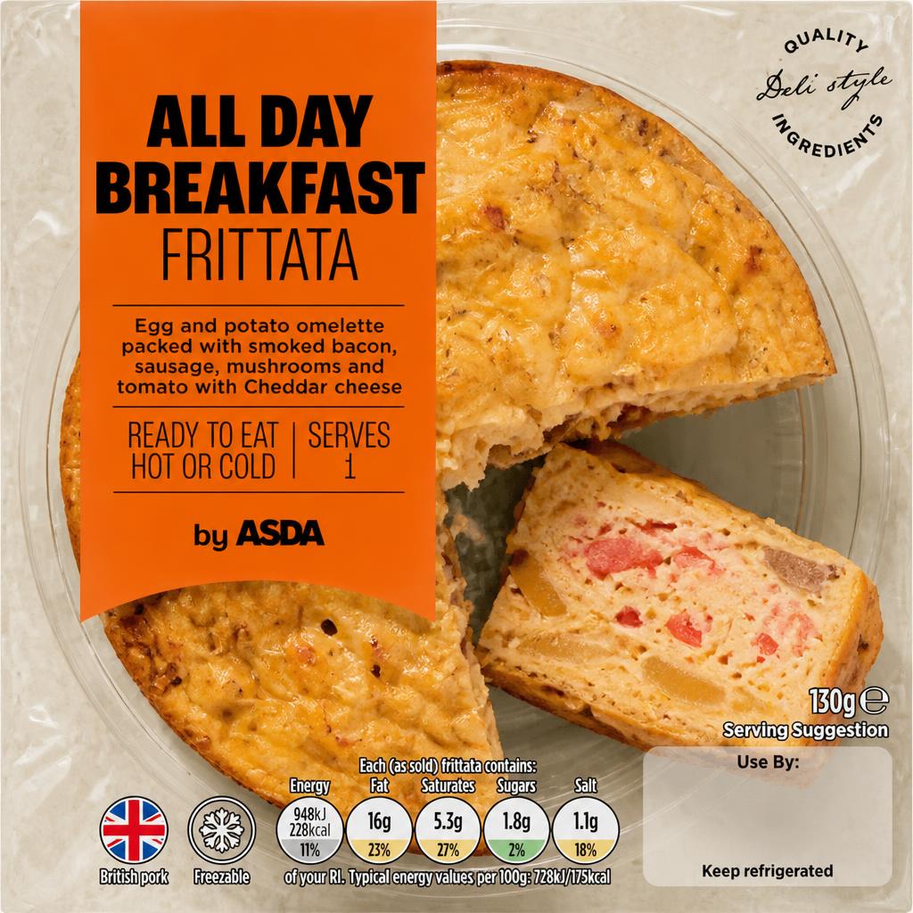 ASDA All Day Breakfast Frittata 130g