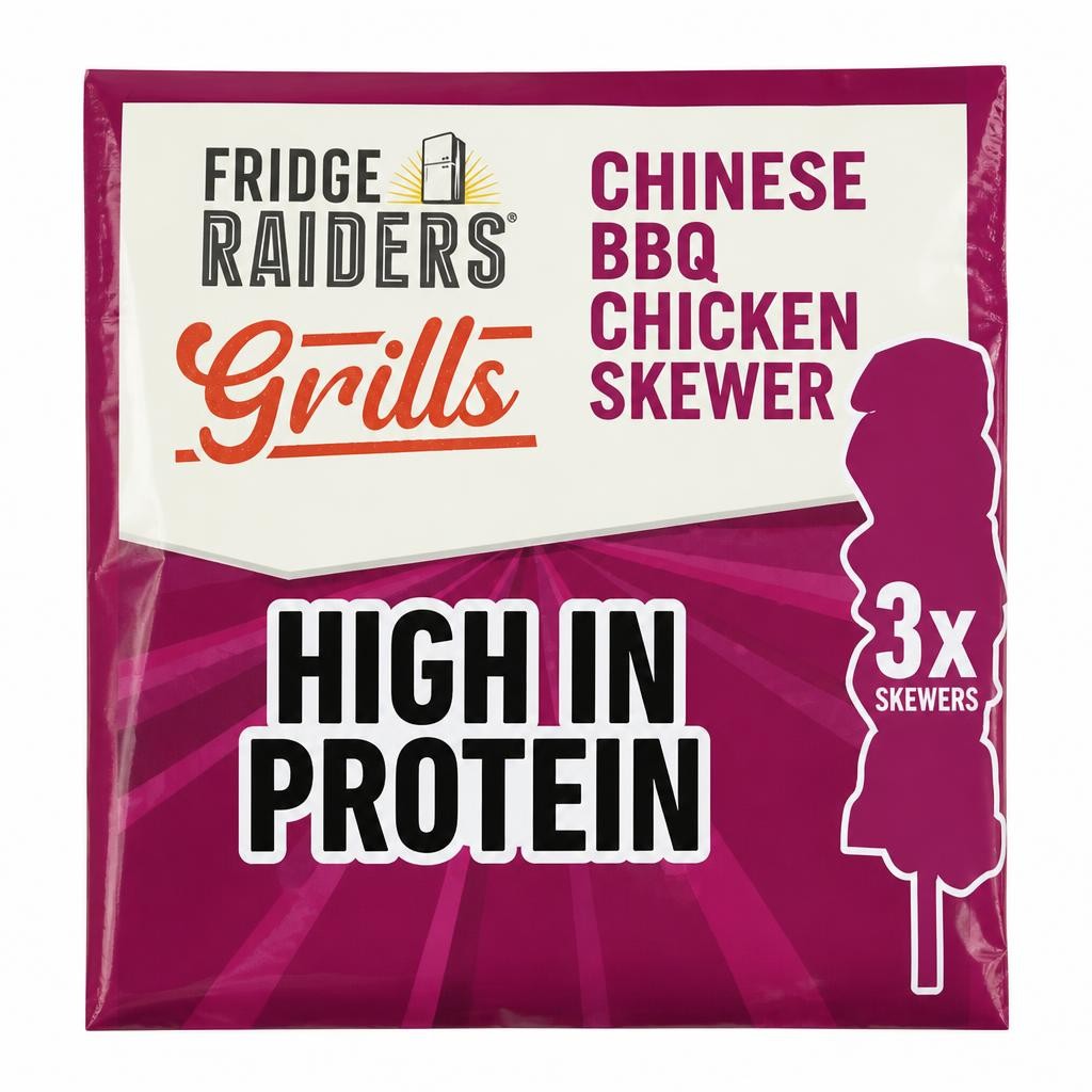 Fridge Raiders Grills Chinese BBQ Chicken Snack Skewers 3x30g