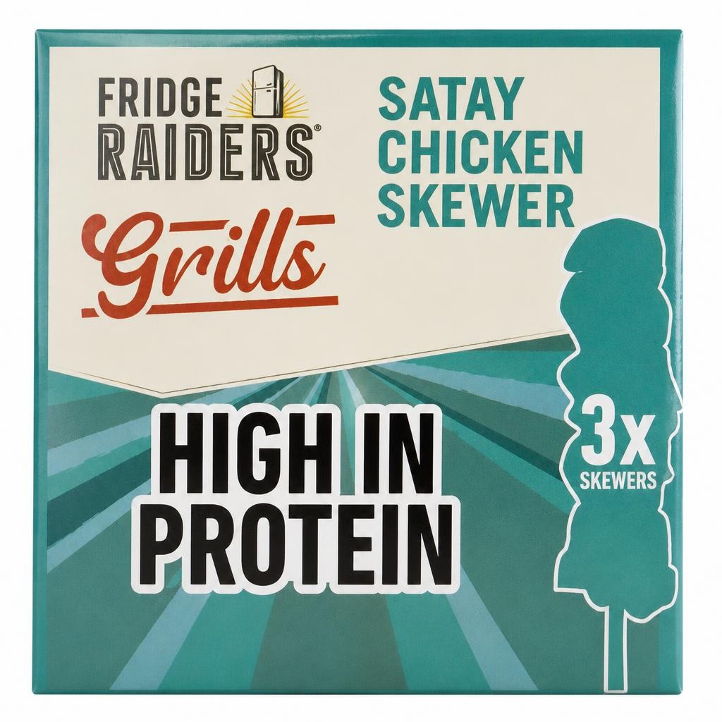Fridge Raiders Grills Satay Chicken Snack Skewers 3x30g