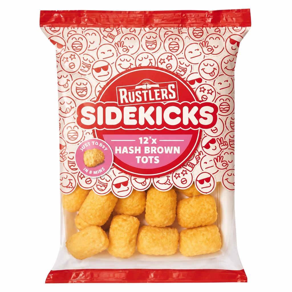 Rustlers Sidekicks Hash Brown Tots 96g