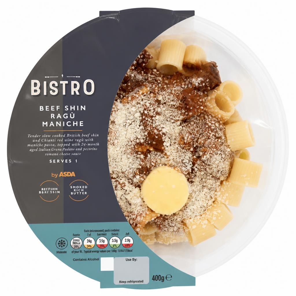 Bistro by ASDA Beef Shin Ragù Maniche 400g