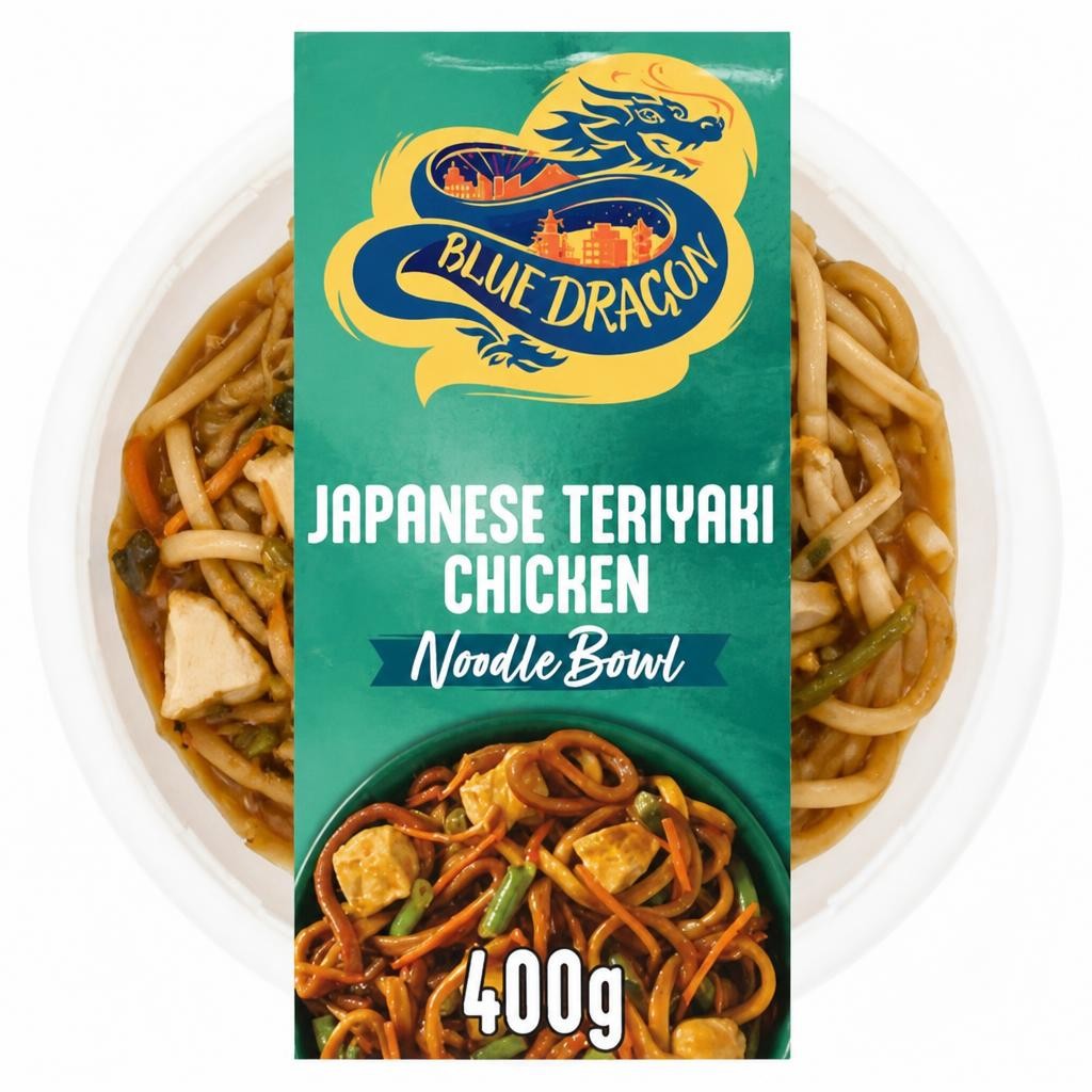 Blue Dragon Japanese Teriyaki Chicken Noodle Bowl 400g