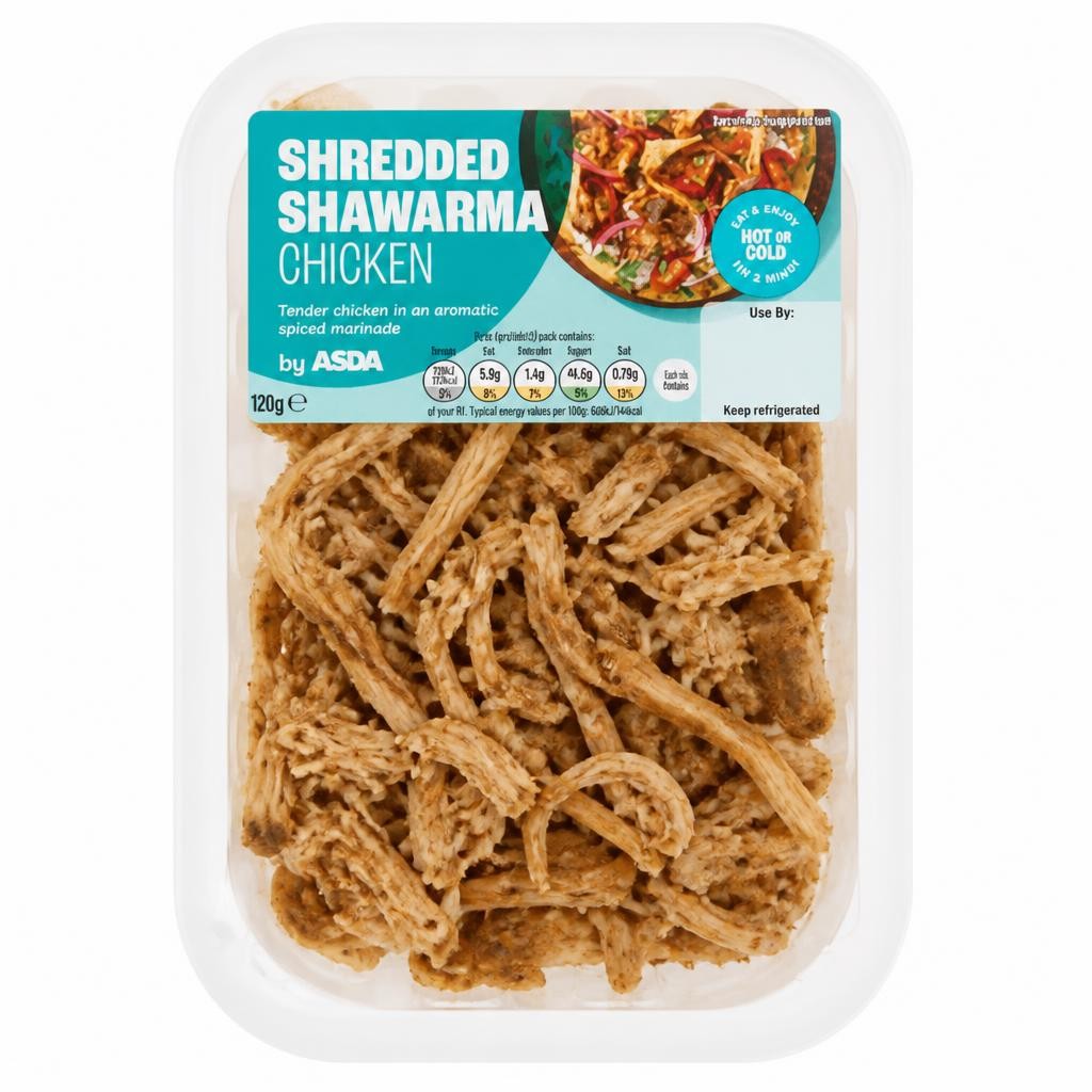 ASDA Shredded Shawarma Chicken 120g