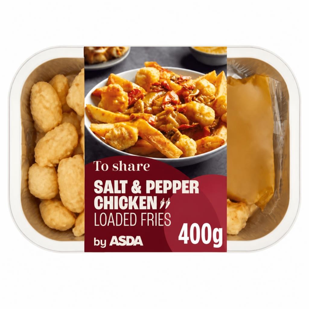 ASDA Salt & Pepper Chicken Loaded Fries 400g